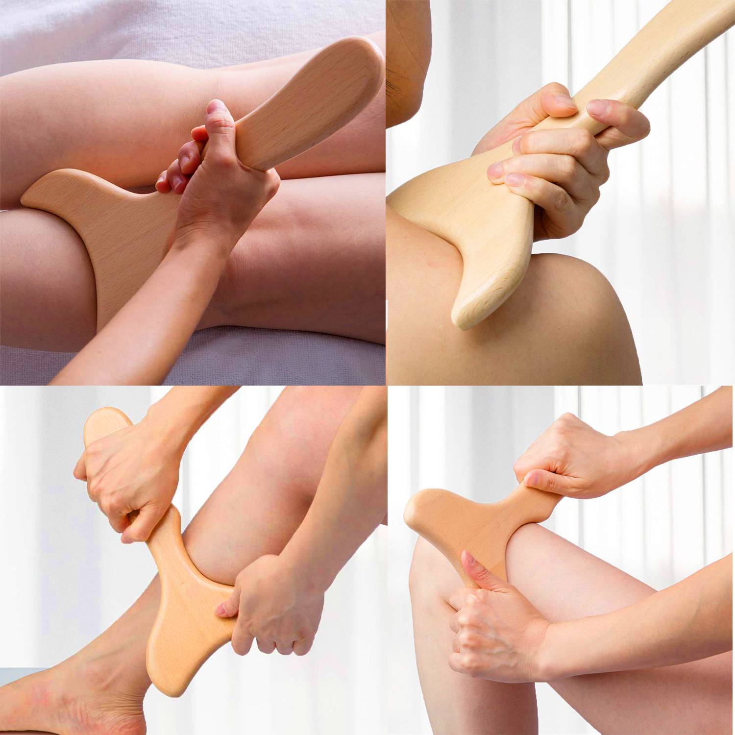 Wooden Gua Sha Tool Therapy Massage 3