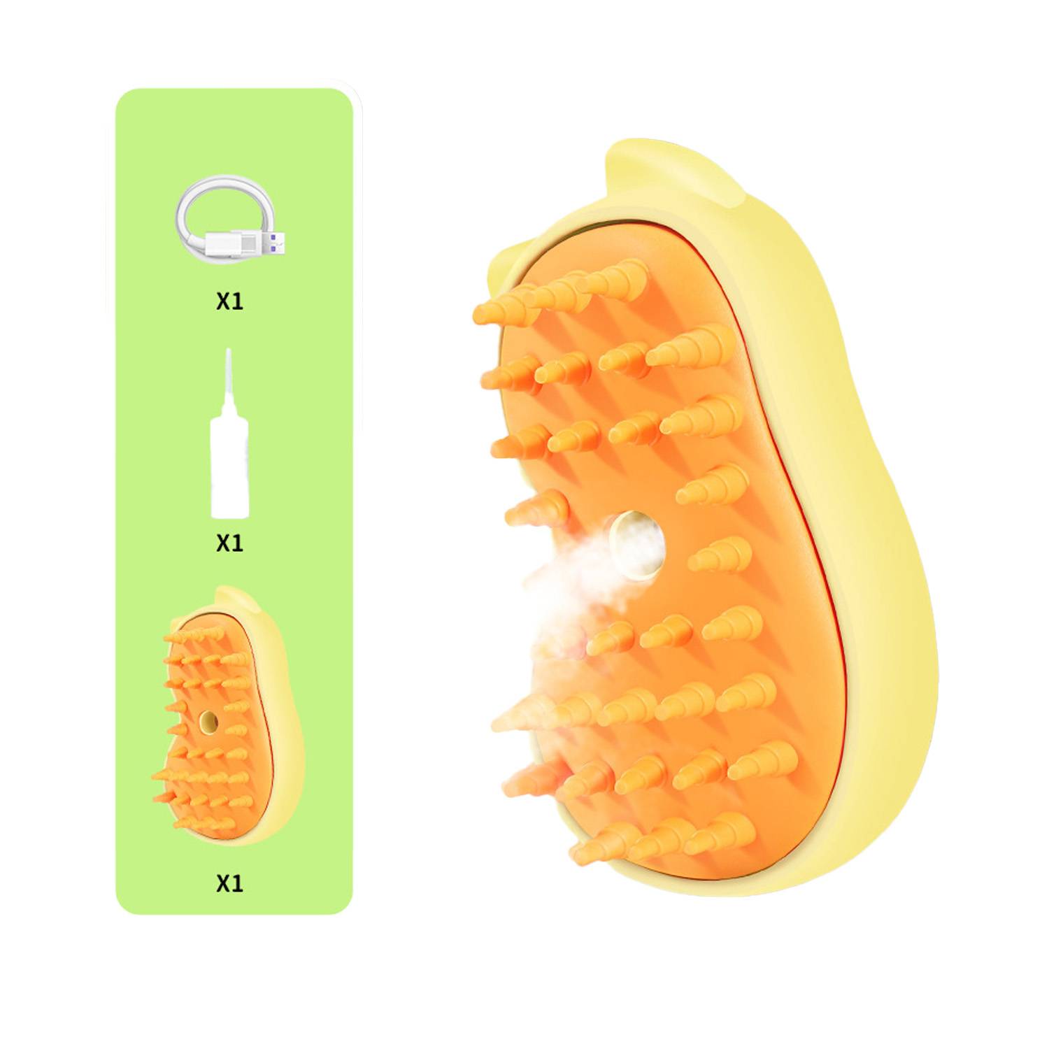 Pet Loose Hair Removal Dry Cleaning Spray Comb 6