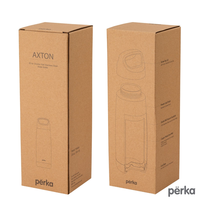 Perka® Axton 20 oz. Double Wall, Stainless Steel Bottle 19