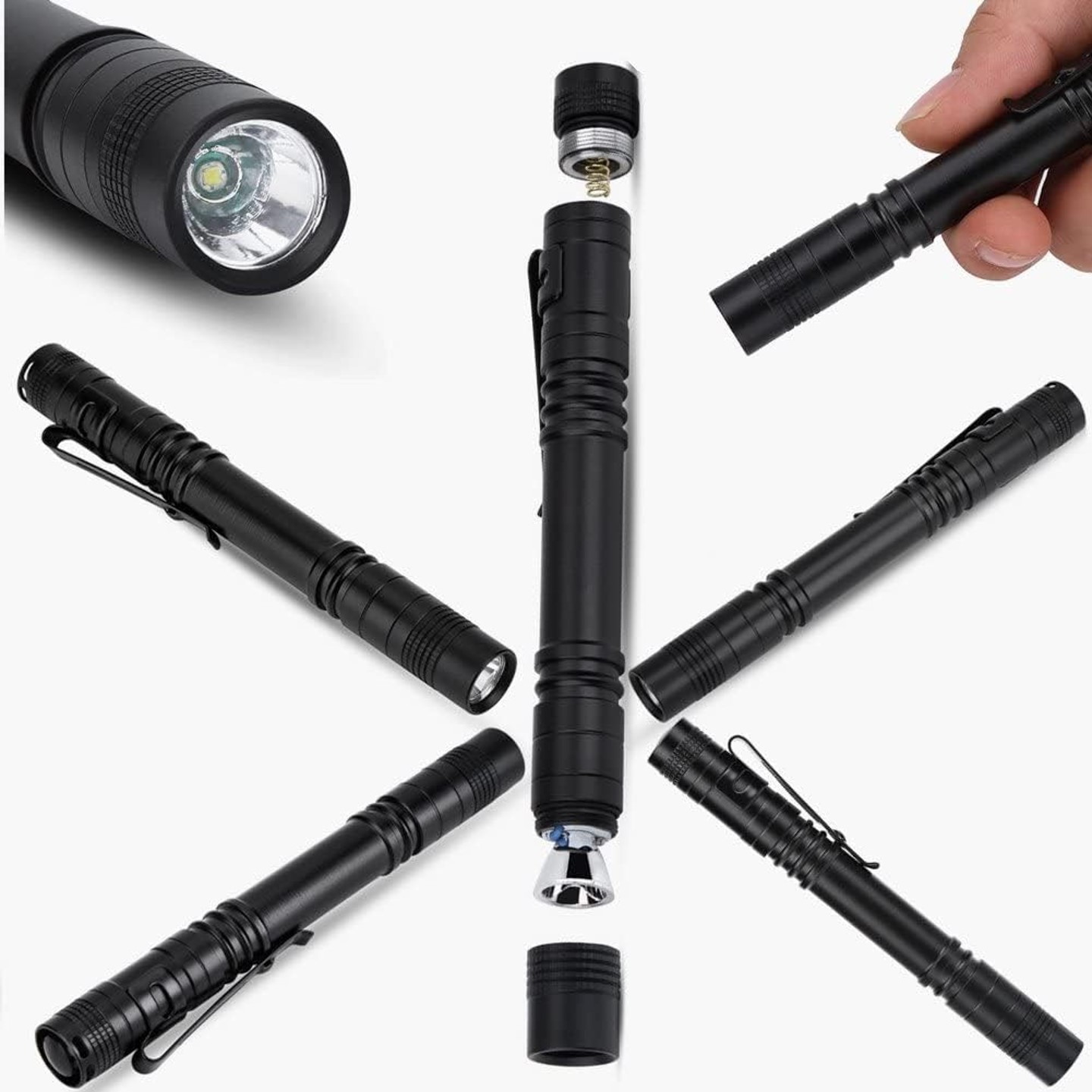 Aluminum LED pocket work light with clip 7