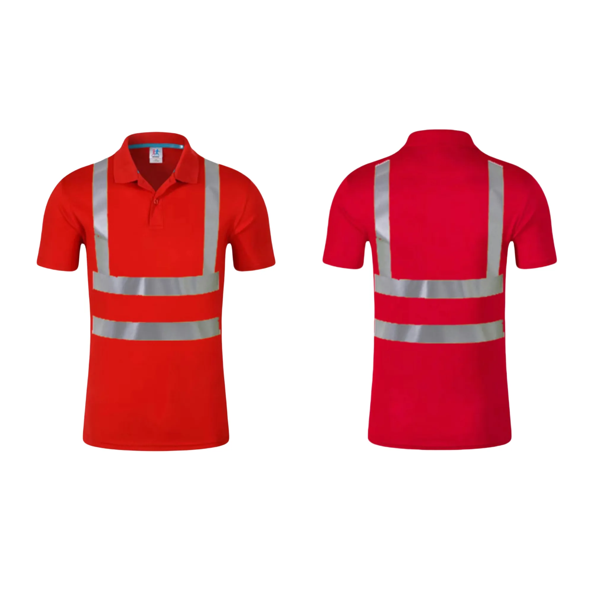 High-Visibility Polo Shirts With Reflective Strips 4