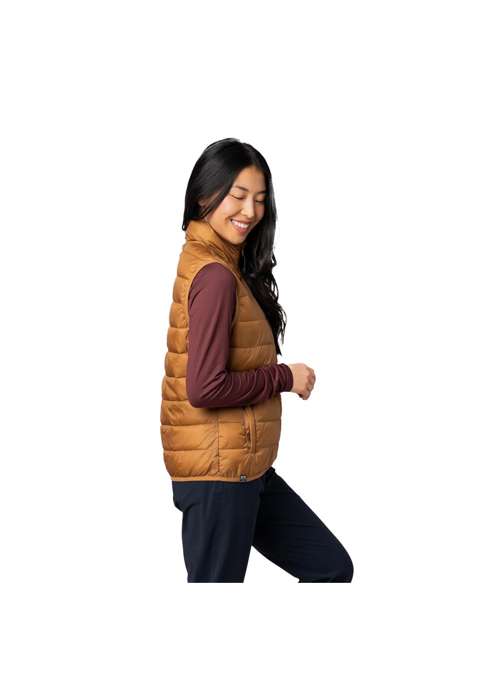 Storm Creek Women's Pacific Puffer 100 GSM Insulated Faux Down Packable Quilted Vest 5