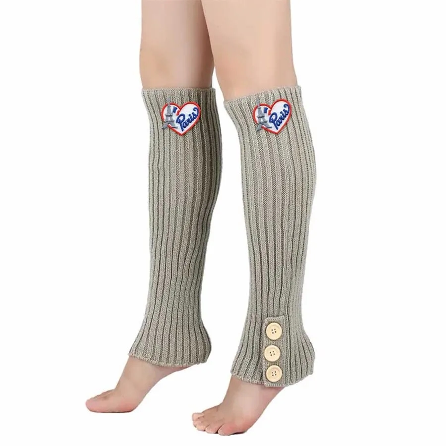 Button Trace Leg Warmer 7