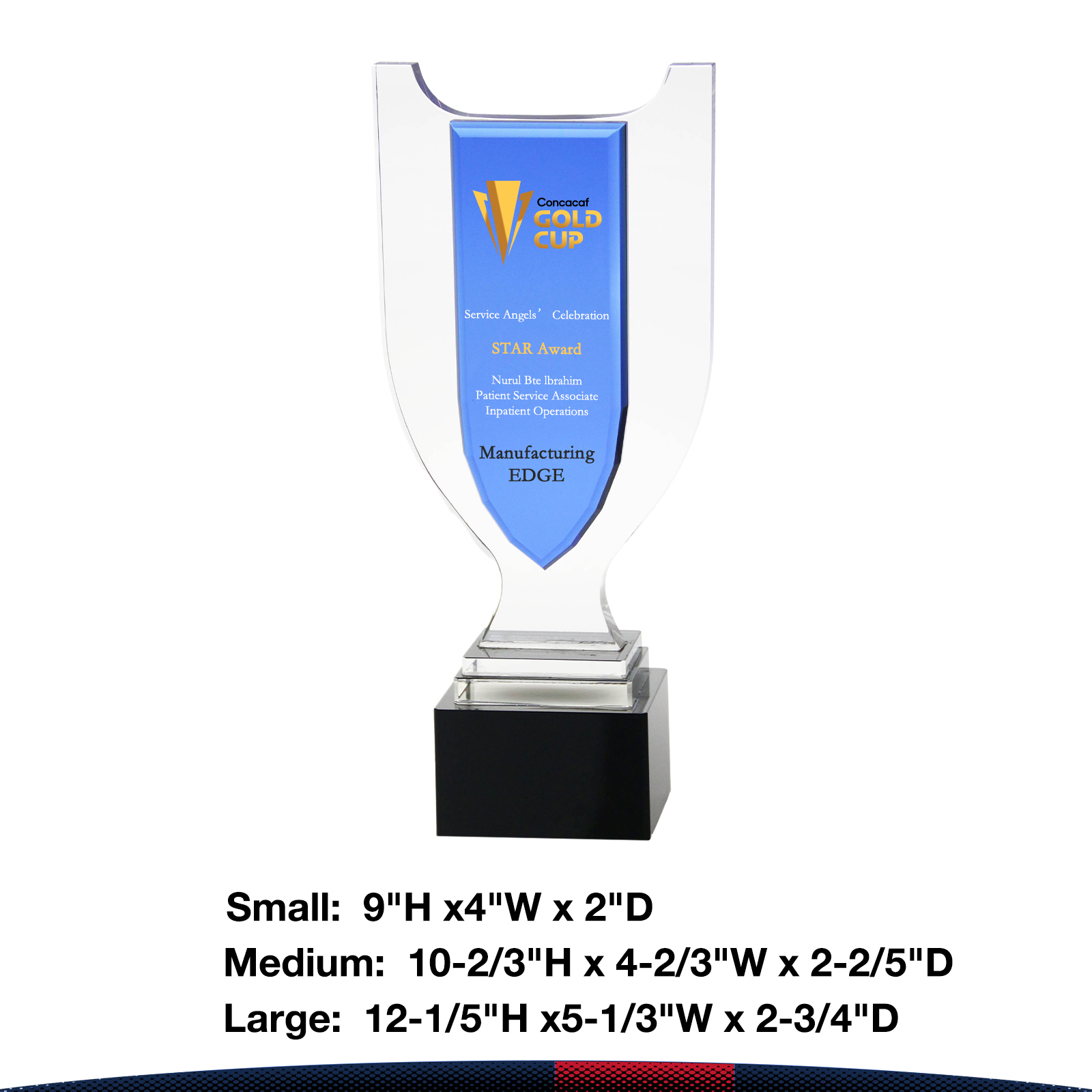 Rptex Crystal Trophy 3