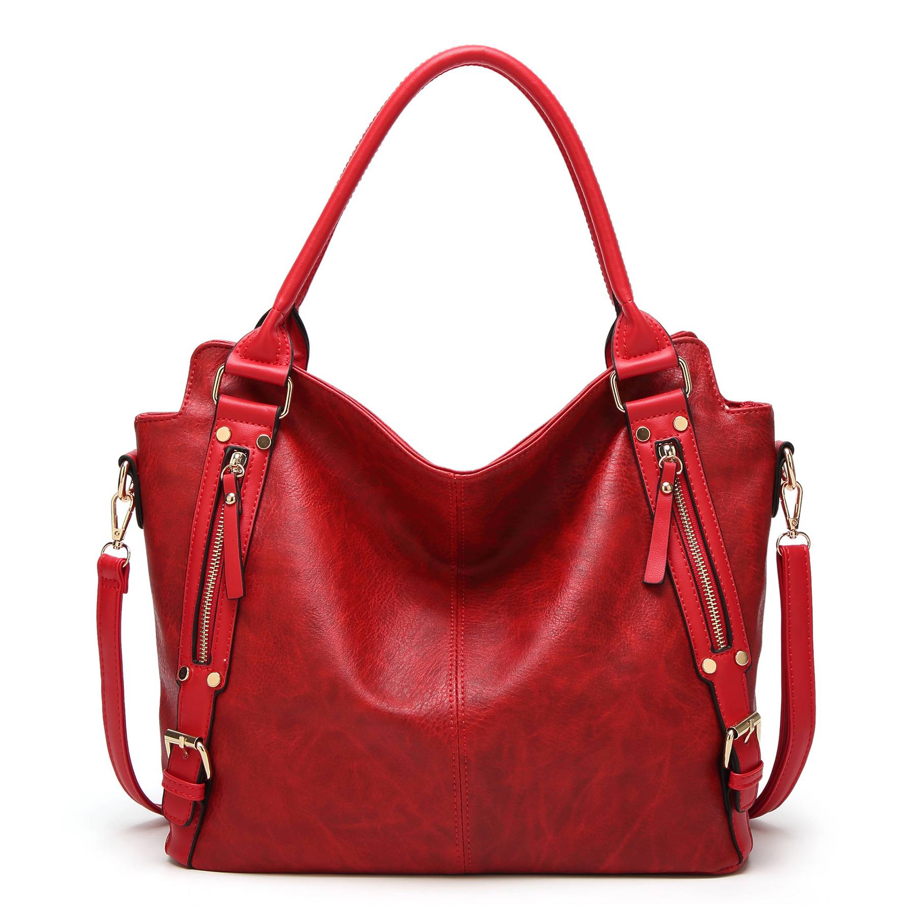 PU Shoulder Tote Bag for Women, custom tote bag with logo imprint 3
