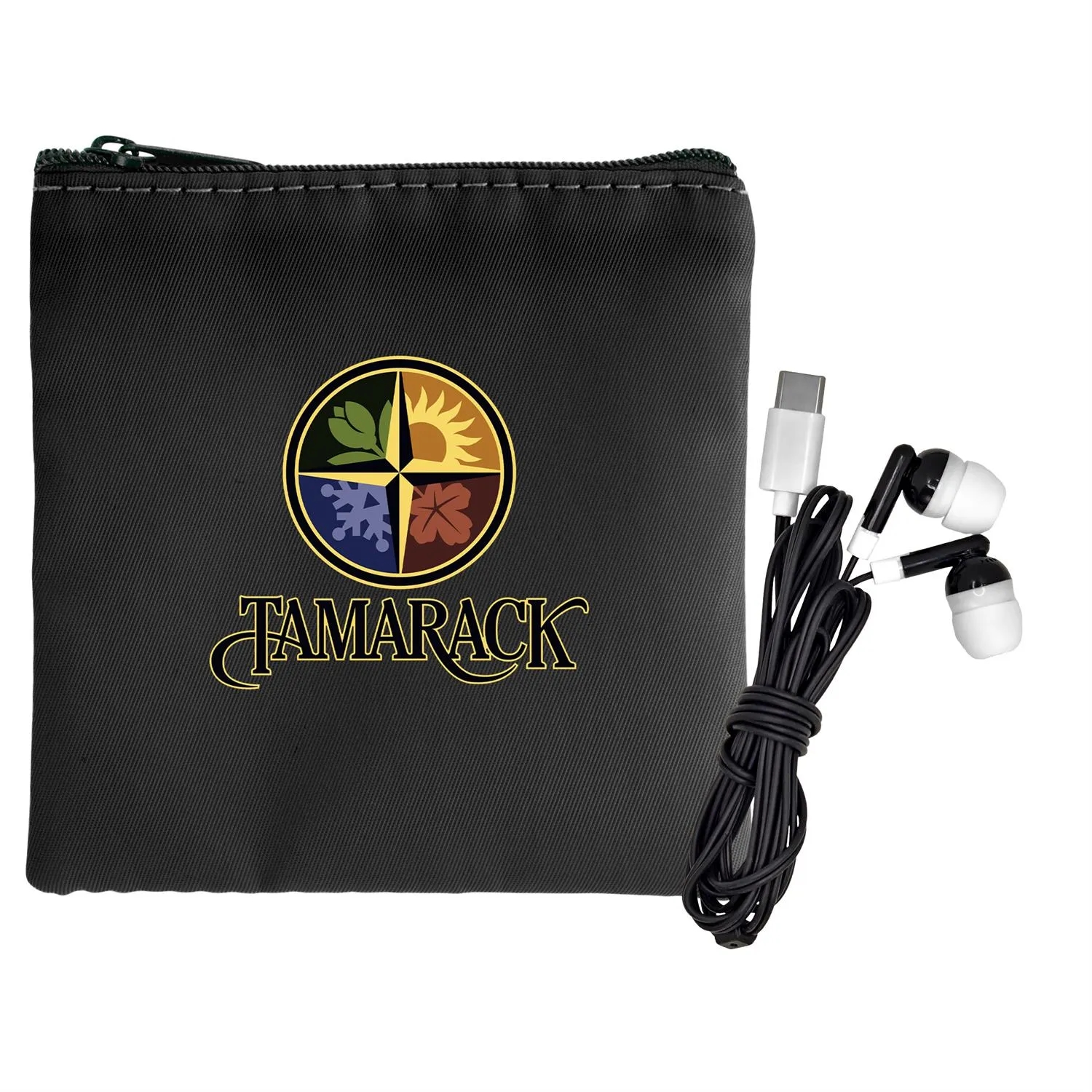 Colorful RPET Ear Bud Pouch 23