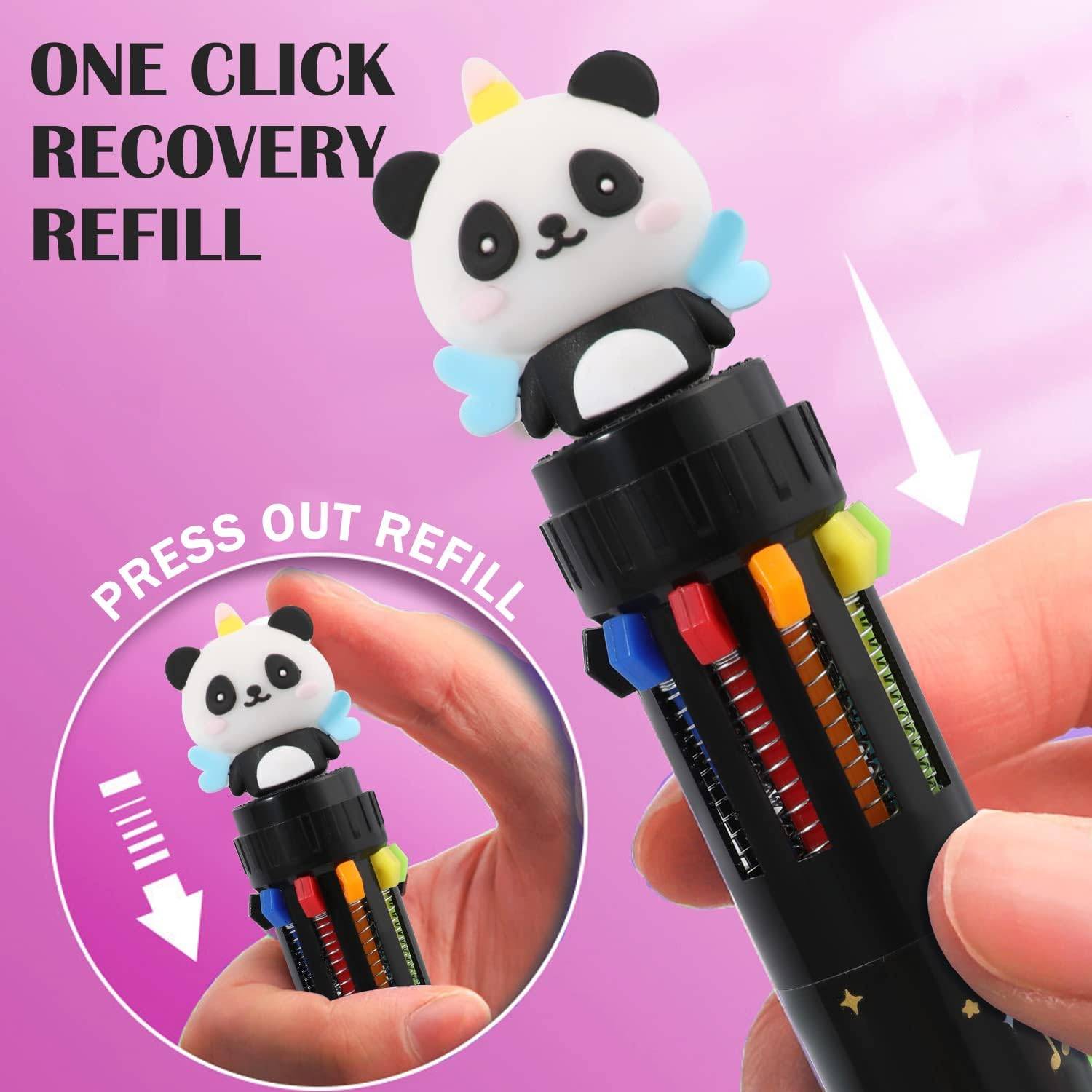 Multicolor Cartoon Silicone Ballpoint Pen for Students 4