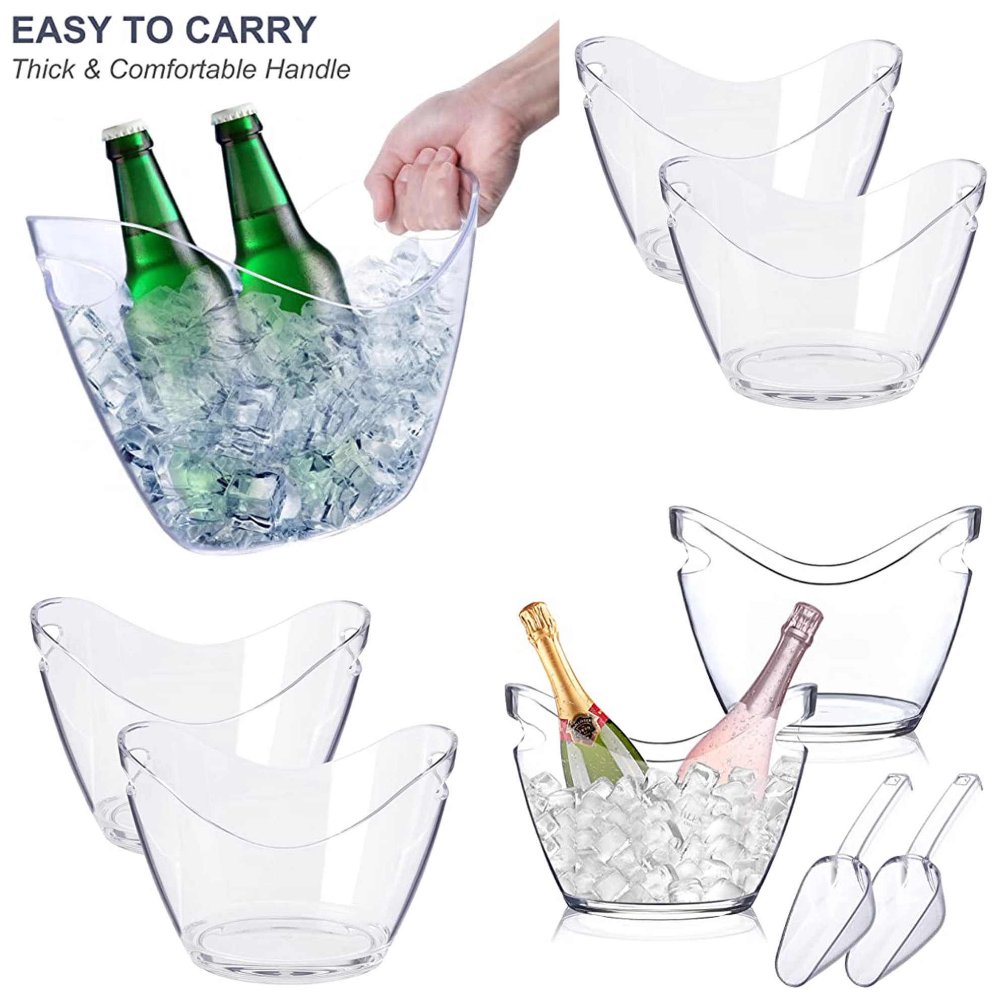 Ice Bucket with Scoops 4