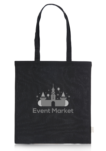 Recycled Solid Cotton Tote Bags, custom tote bag with logo imprint 4