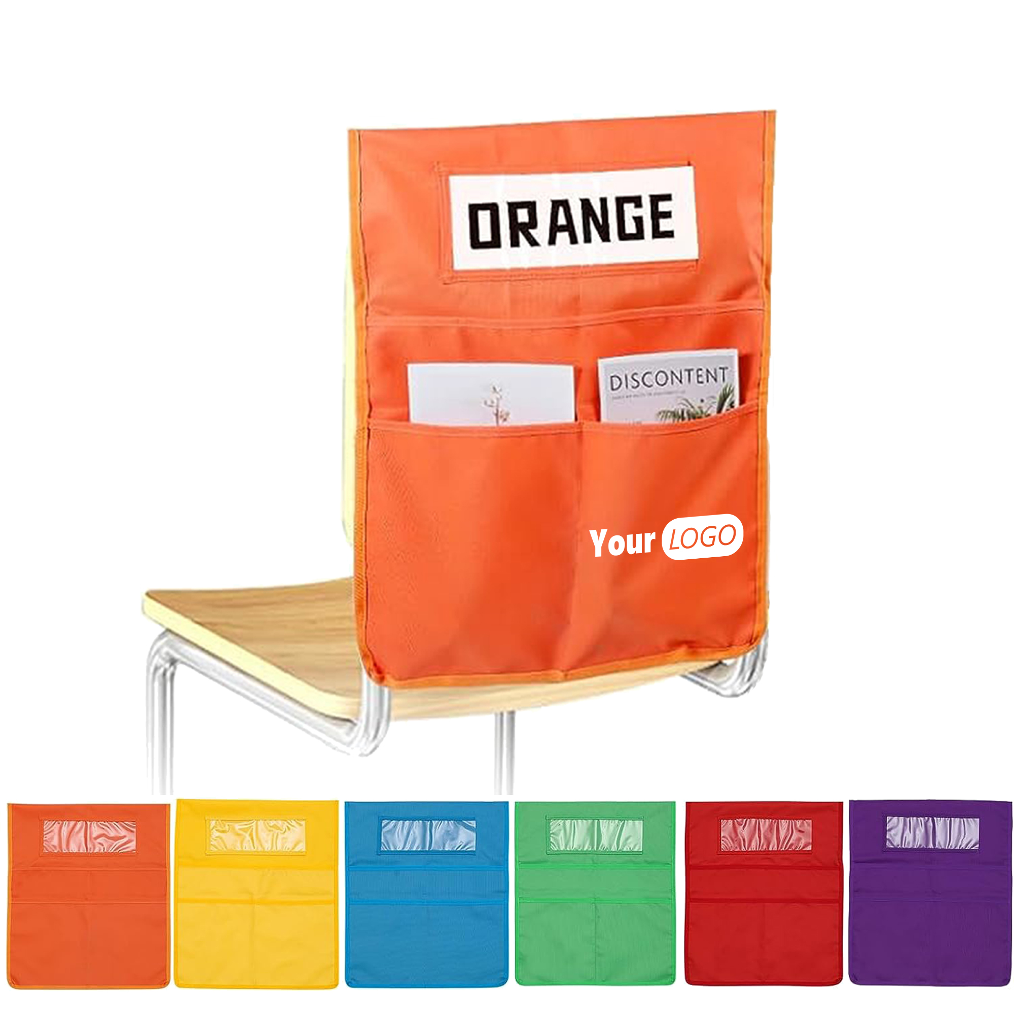 Multi-Pocket Oxford Storage Bag for Chairs 2