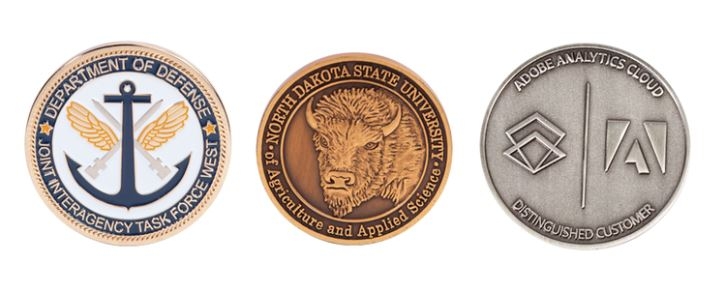 2.75" Zinc Challenge Coins 1