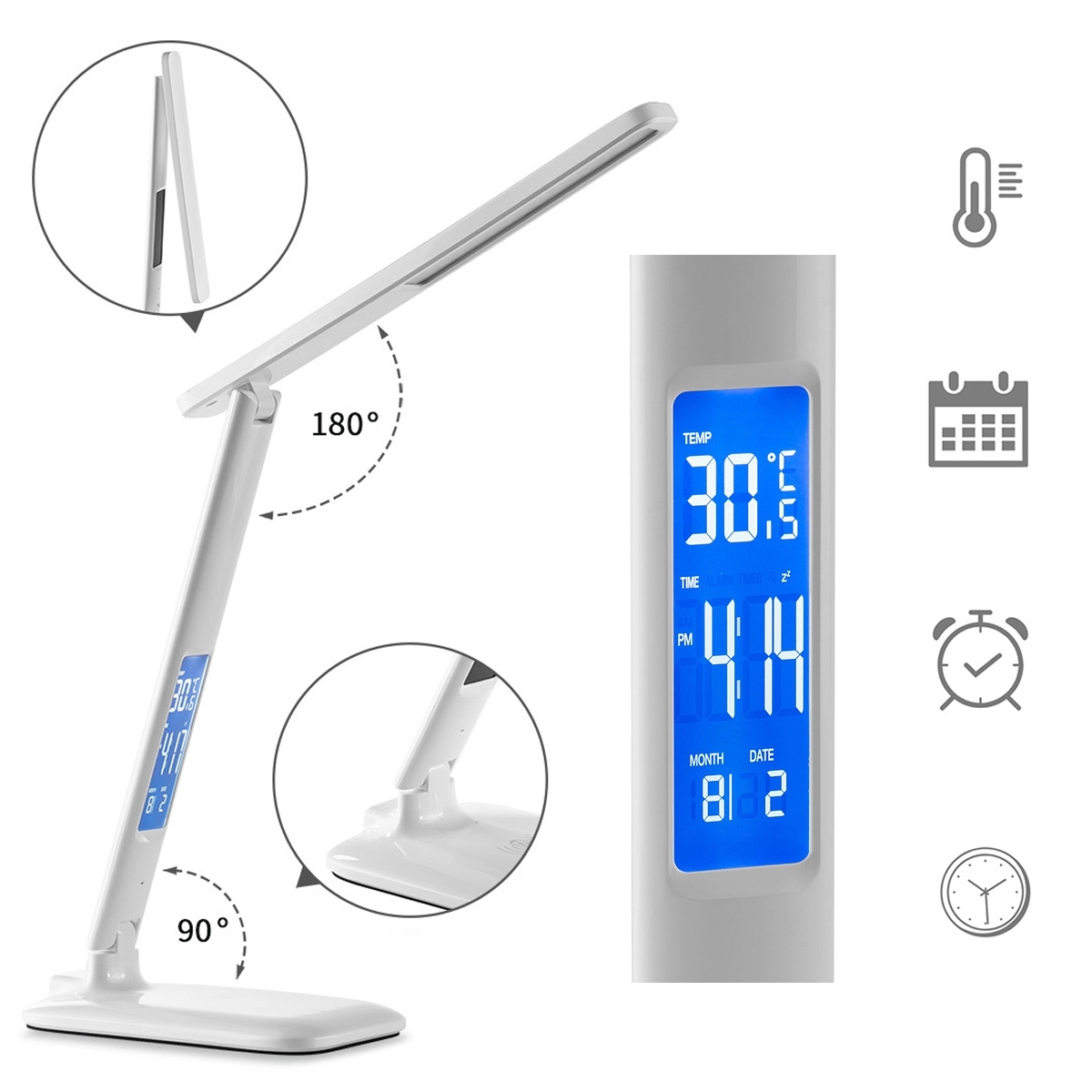Led Desk Lamp With Wireless Charger 2