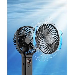 Foldable 5000mAh Battery Handheld Air Cooling Mini Fan 2