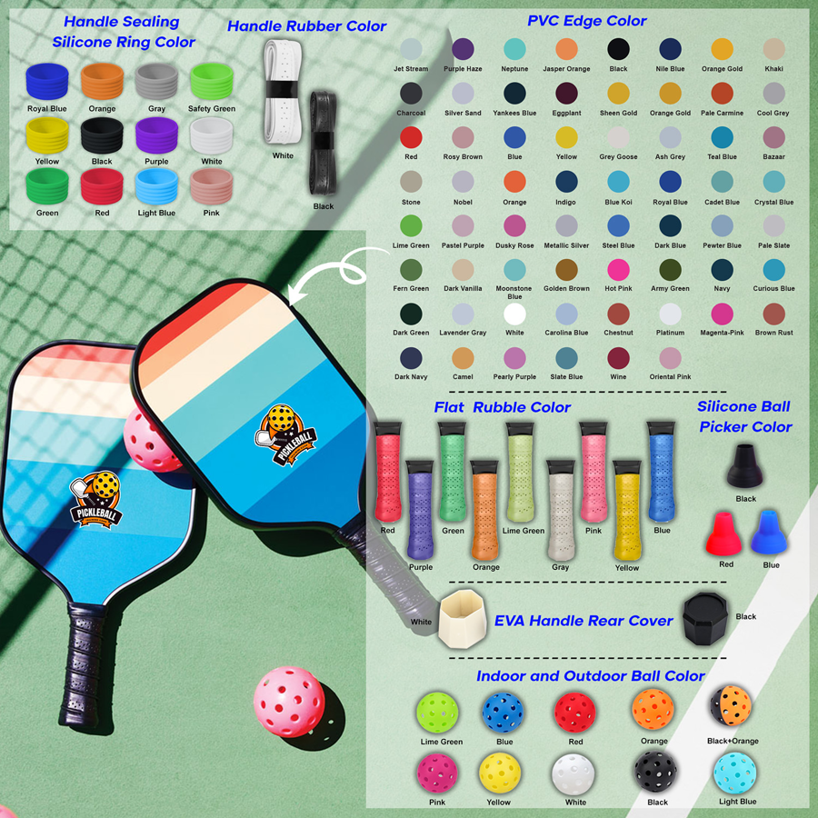 Glass Fiber Pickleball Set w/ Zipper Bag - Kids