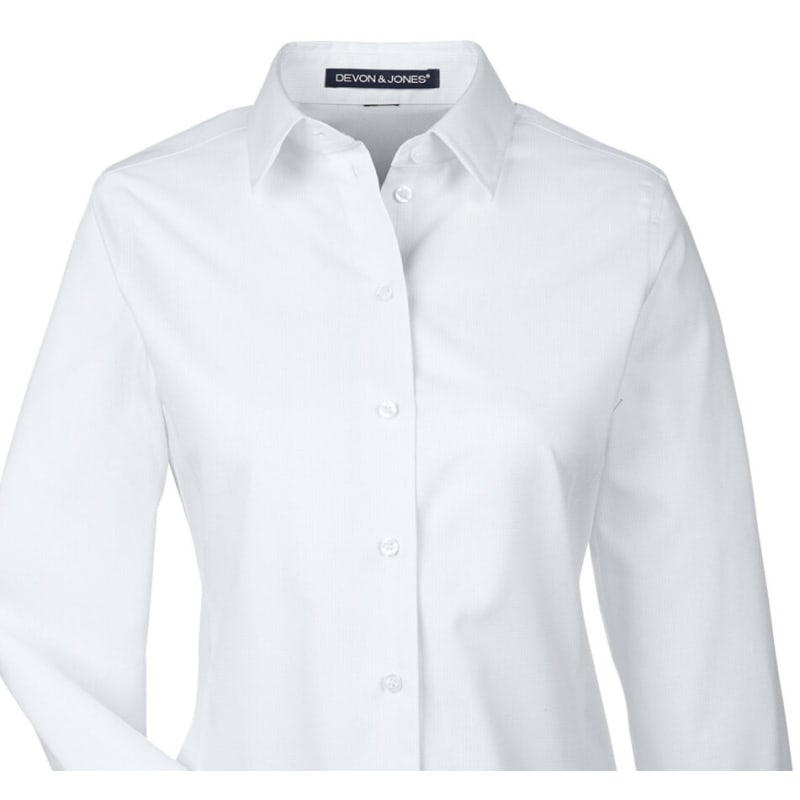 Devon & Jones Ladies' Crown Woven Collection™ Royal Dobby Shirt 11