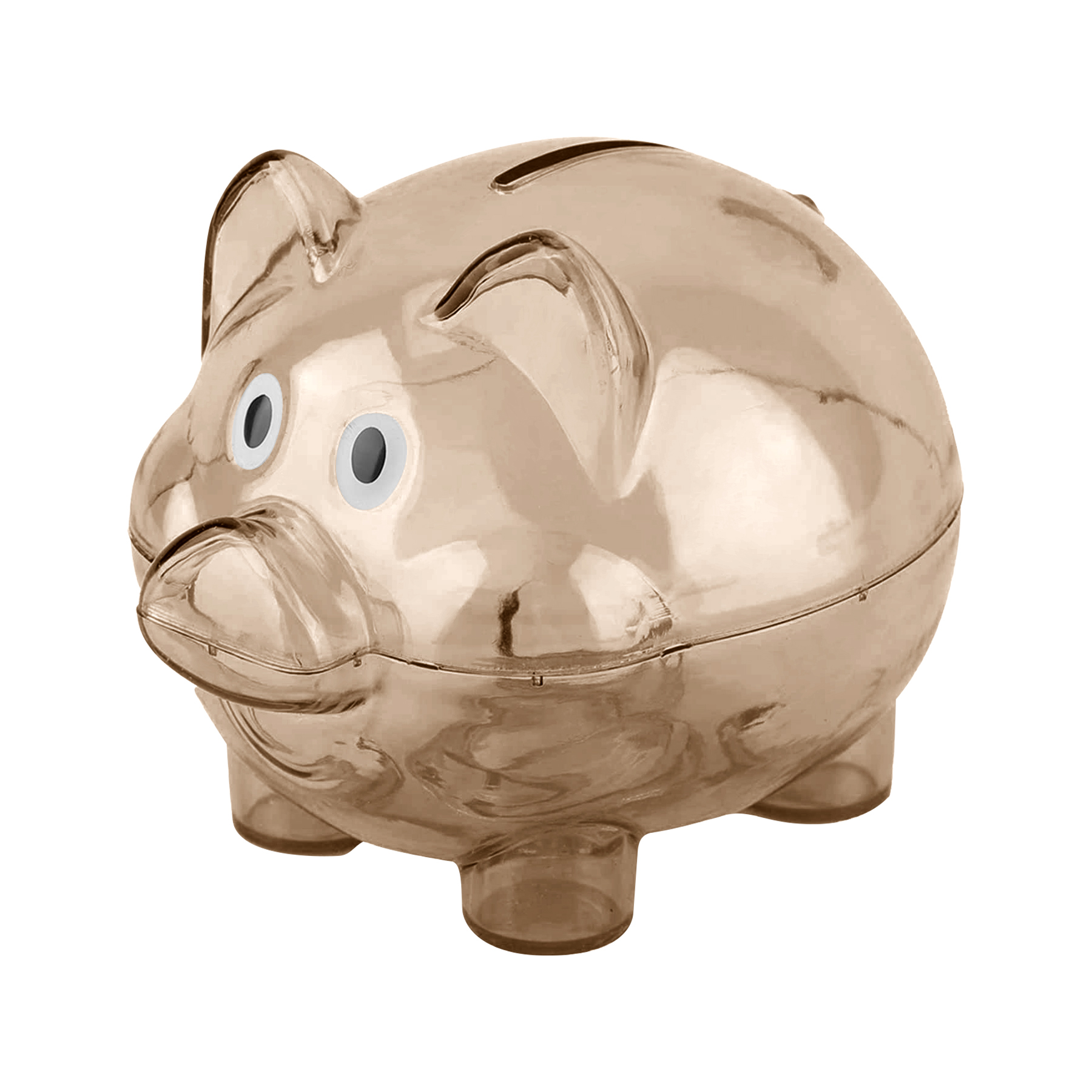 Clear Plastic Piggy Bank 5