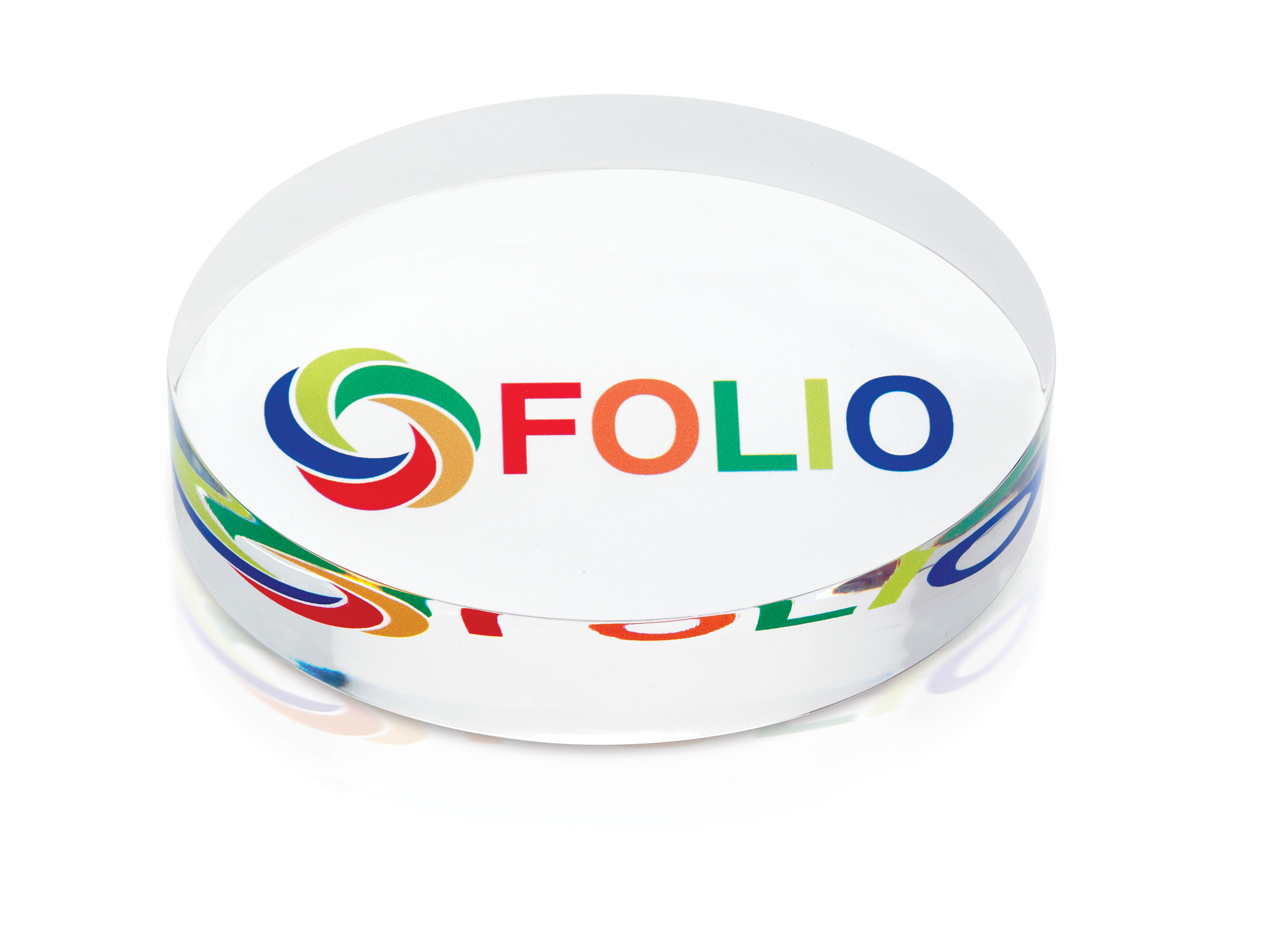 JAFFA® Oval Acrylic Paperweight 6