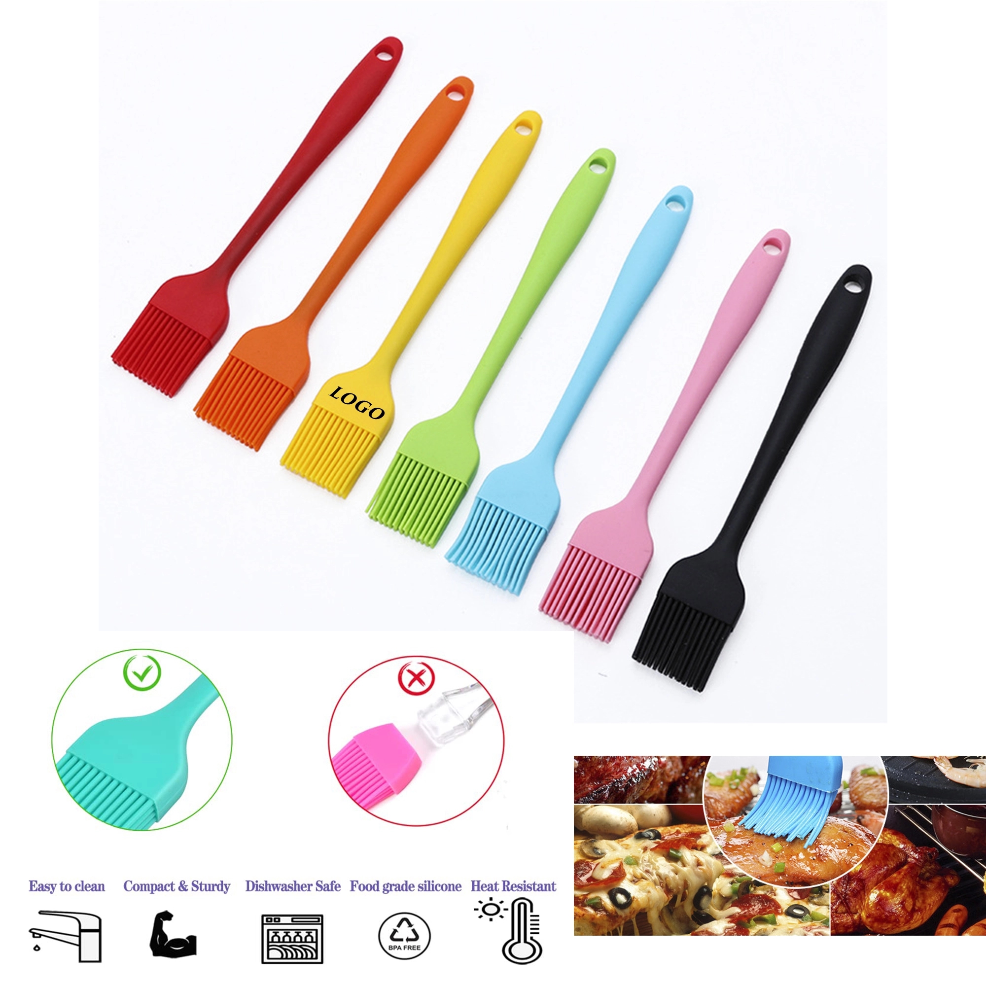 Silicone Basting Brush MOQ 50PCS 4