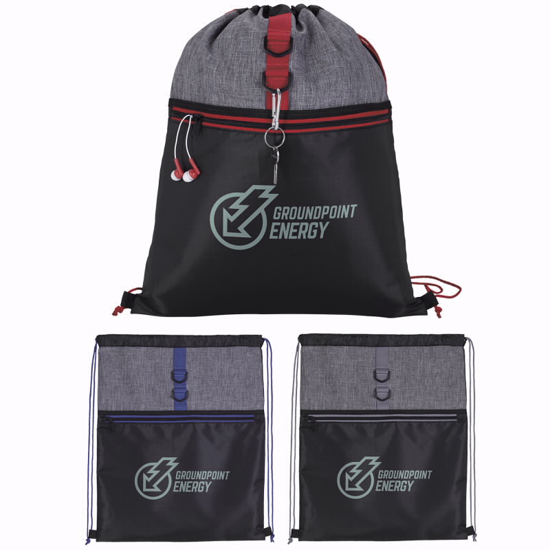 Stand Alone Drawstring Backpack 2