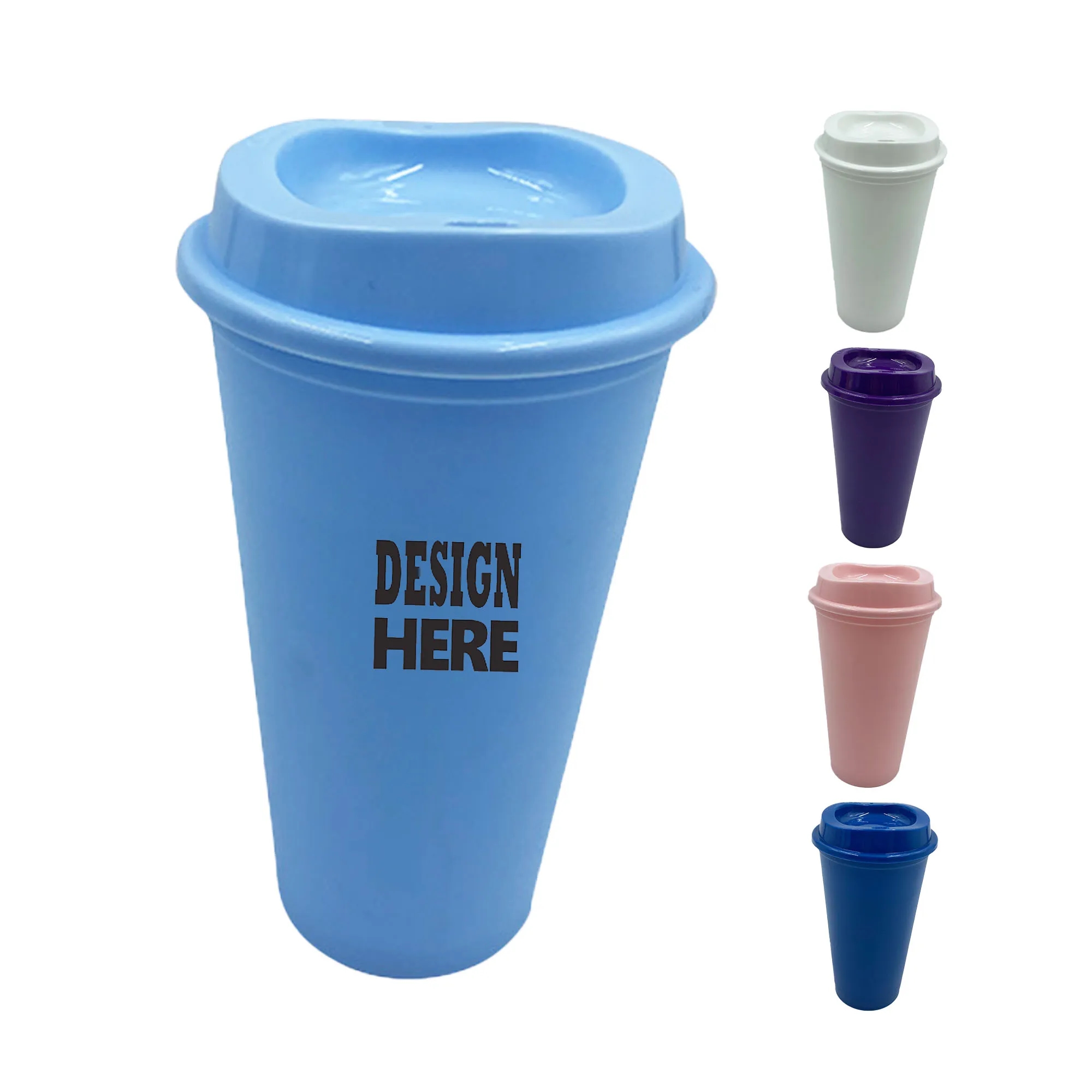 16oz Plastic Coffee Cup 2