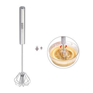 11 Inch Stainless Steel Press Spin Whisk 6