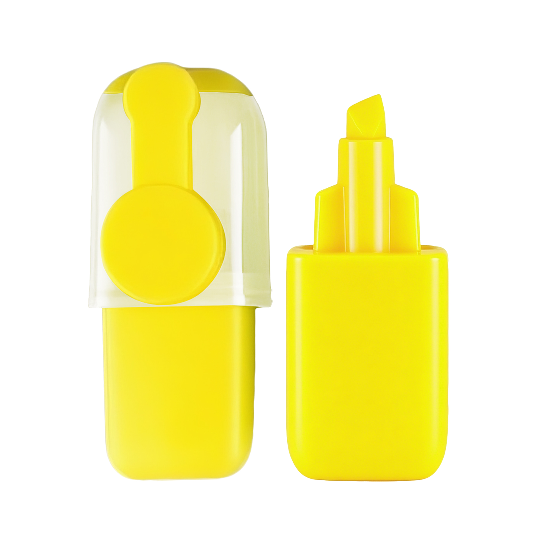 5 Colors Highlighter Sets With Clear Bottle Packaging 4