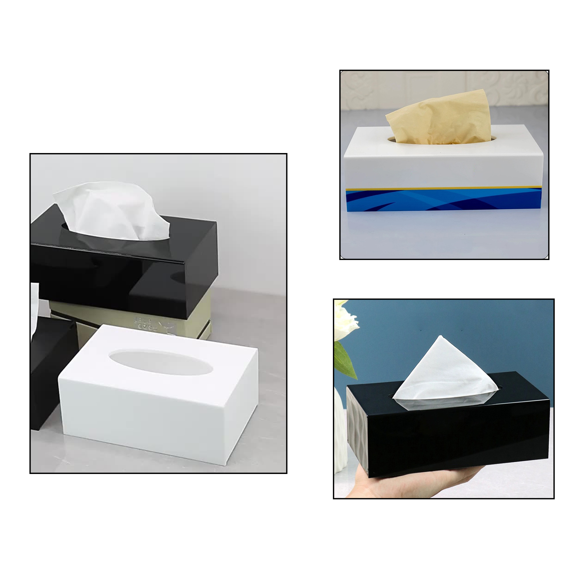 Acrylic Branded Tissue Dispenser 2