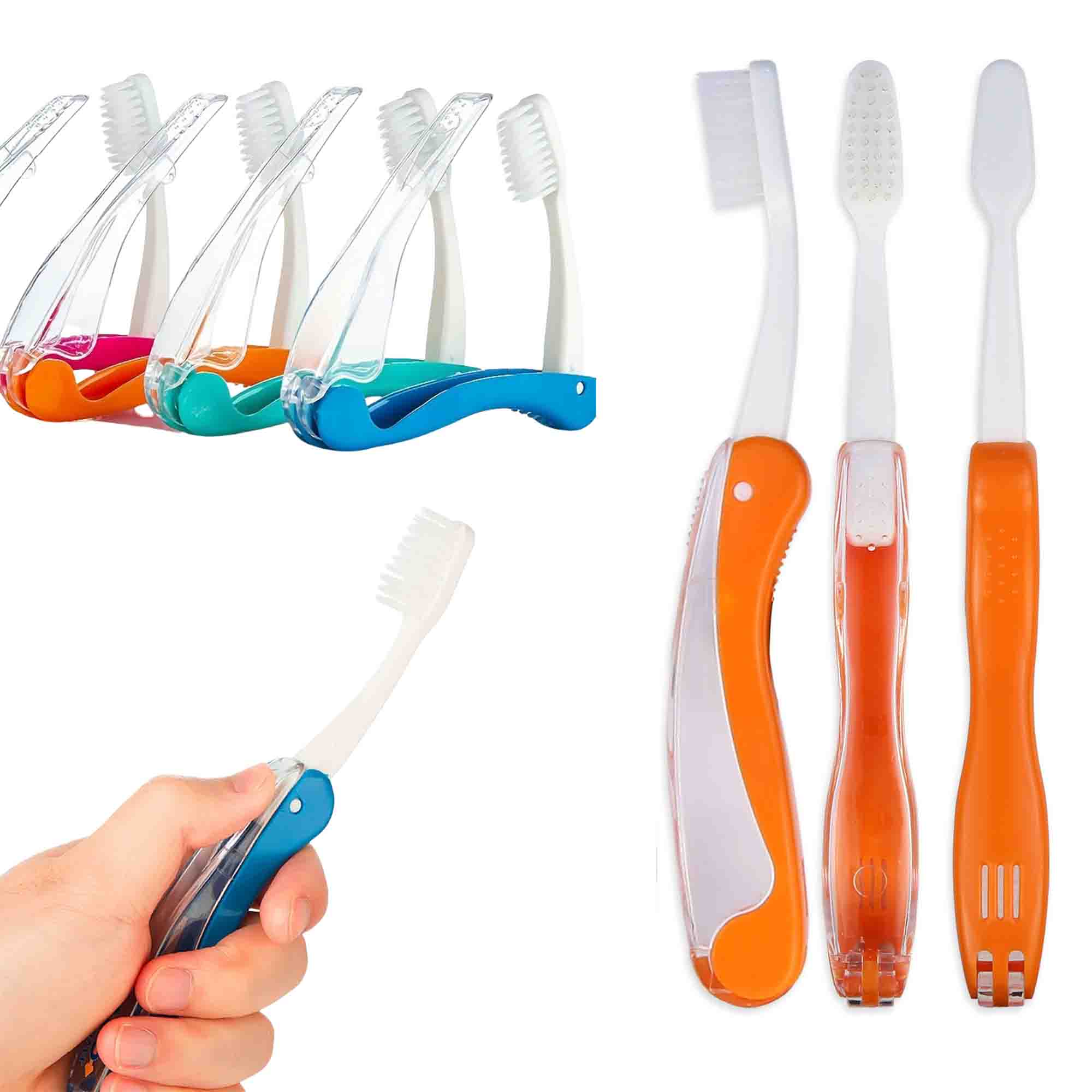 Travel Toothbrush In Folding Case 1