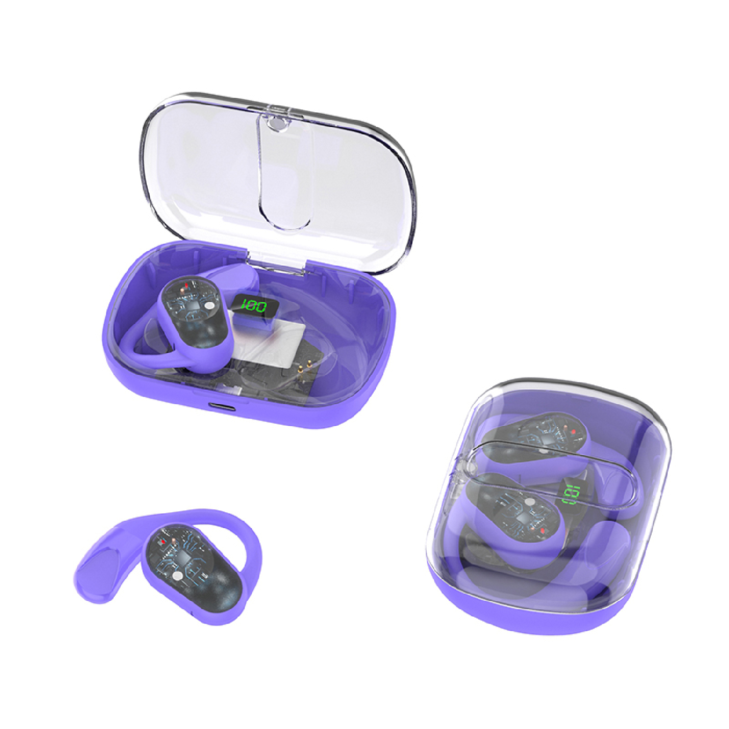 Wireless Bluetooth 5.3 TWS Earbuds with Charging Case 4