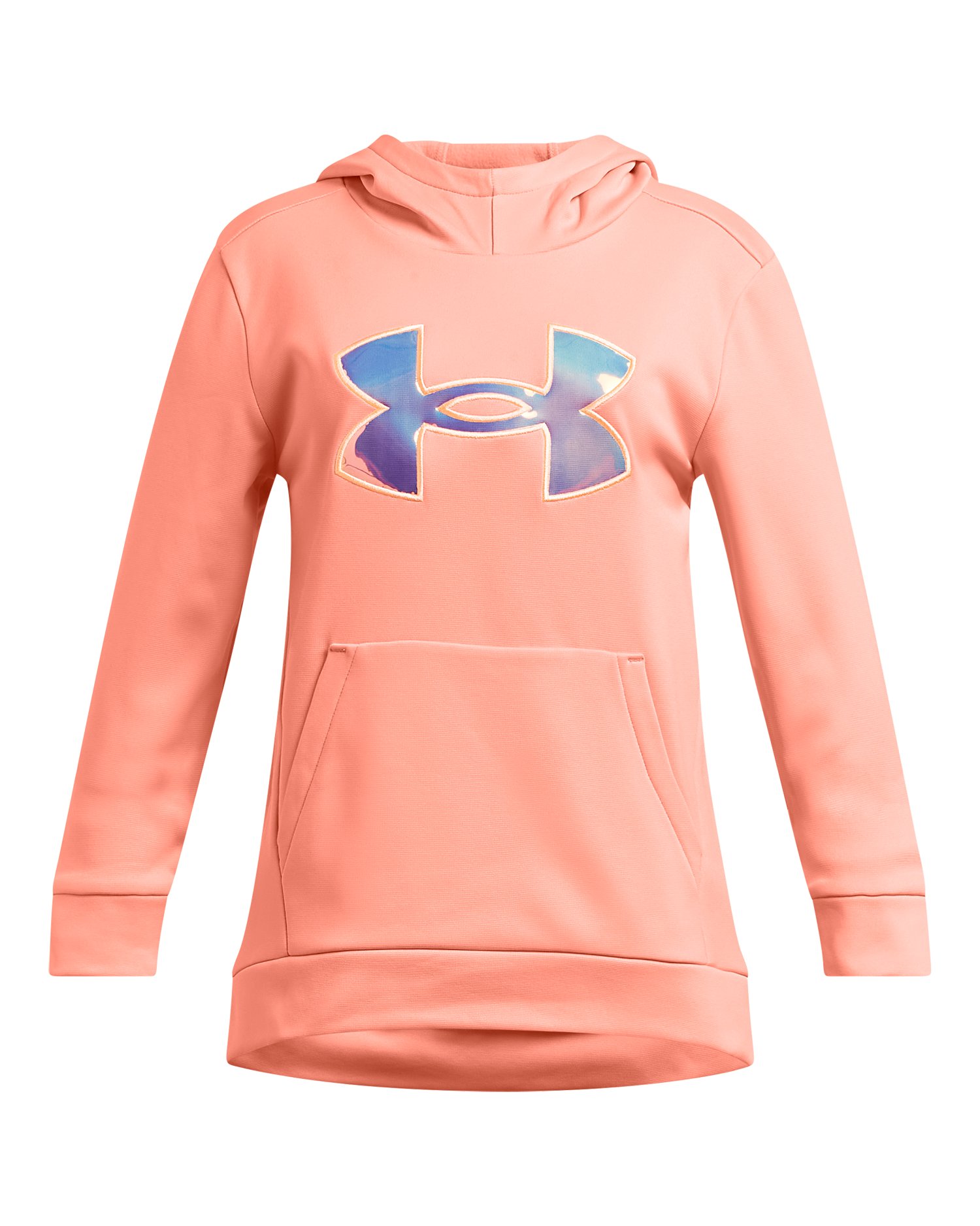 Armour Fleece Iridescent Big Logo Girls' Hoodie 9