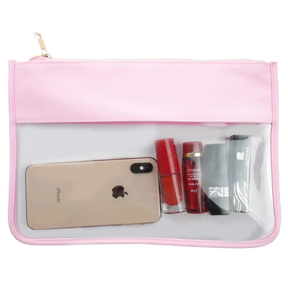 Branded Clear Makeup Waterproof Toiletry Cosmetic Bag 2