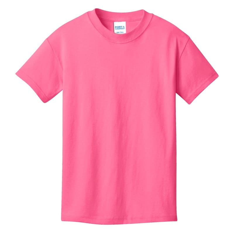 Port & Company - Youth Core Cotton Tee. 111