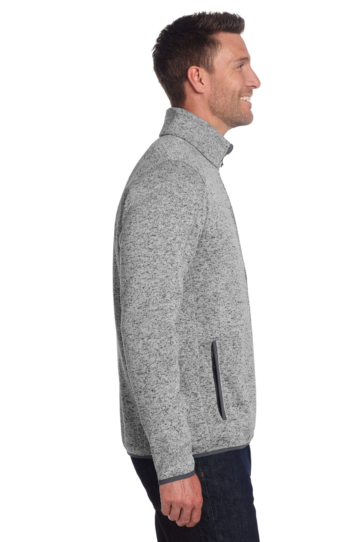 Port Authority Sweater Fleece Jacket. F232 9