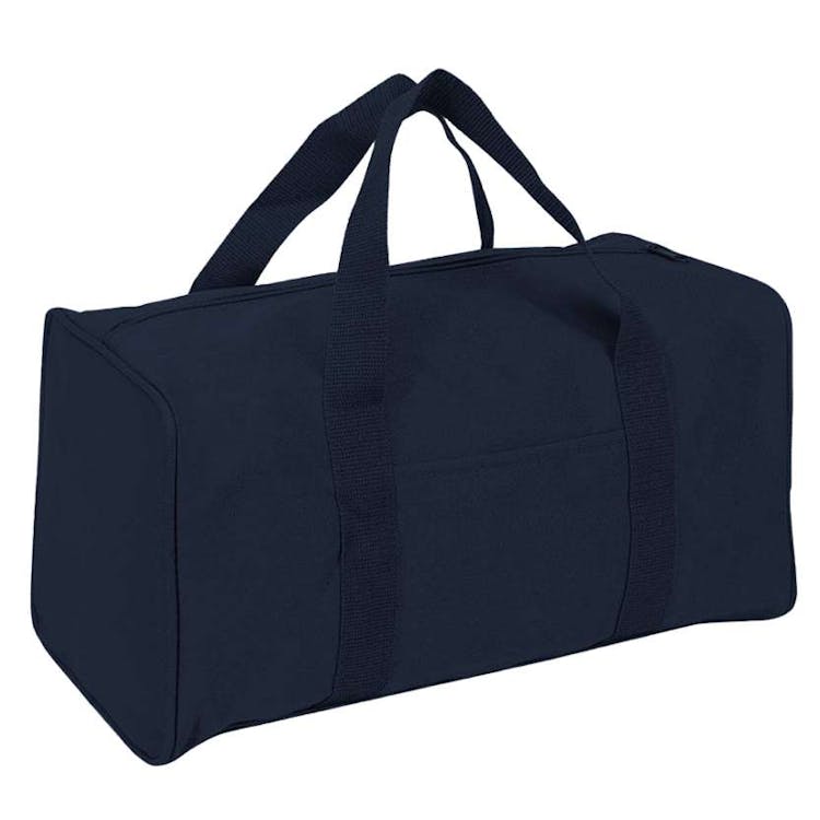 Square Duffel Bags Navy 15" 2