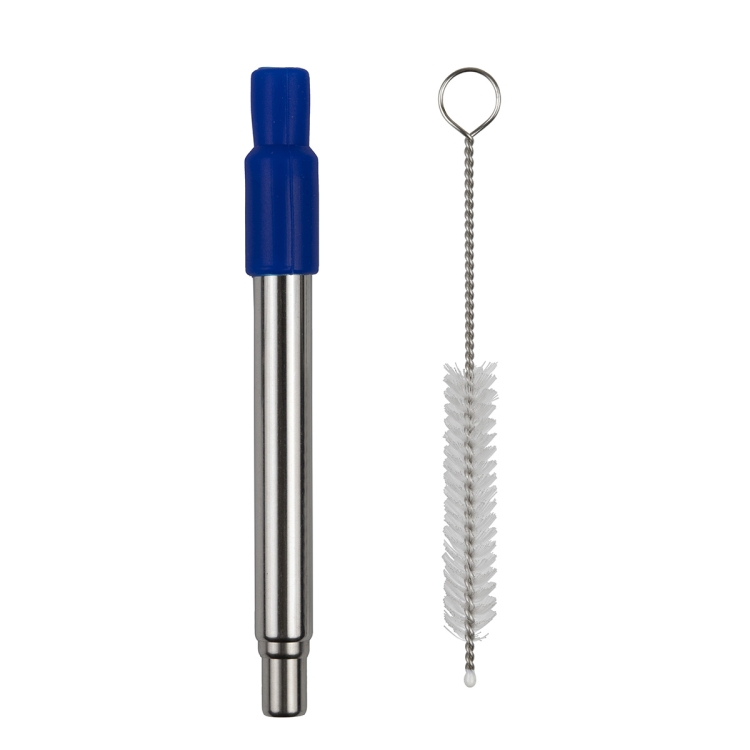 "Eco-Collapsible Straw" 8" Reusable Stainless Steel Straw 44