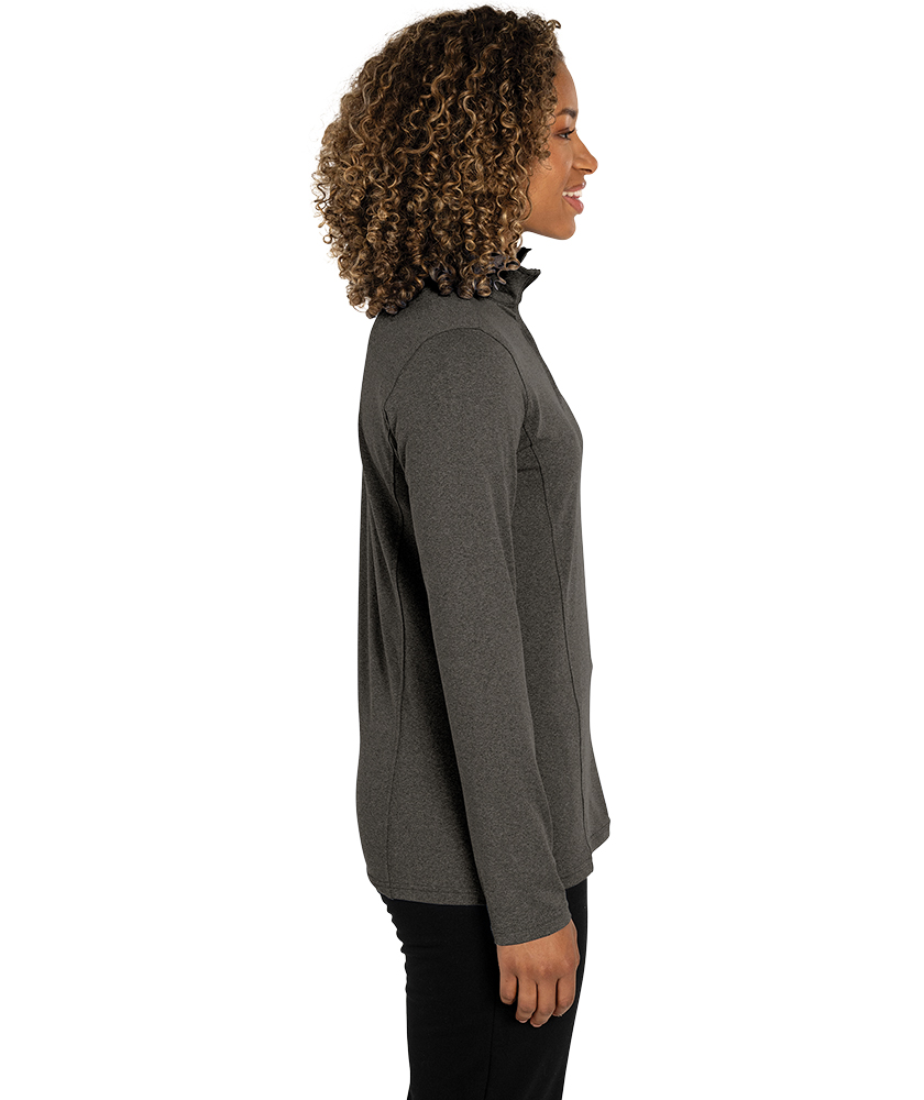 Women's Heathered Eco-Logic Stretch Quarter Zip