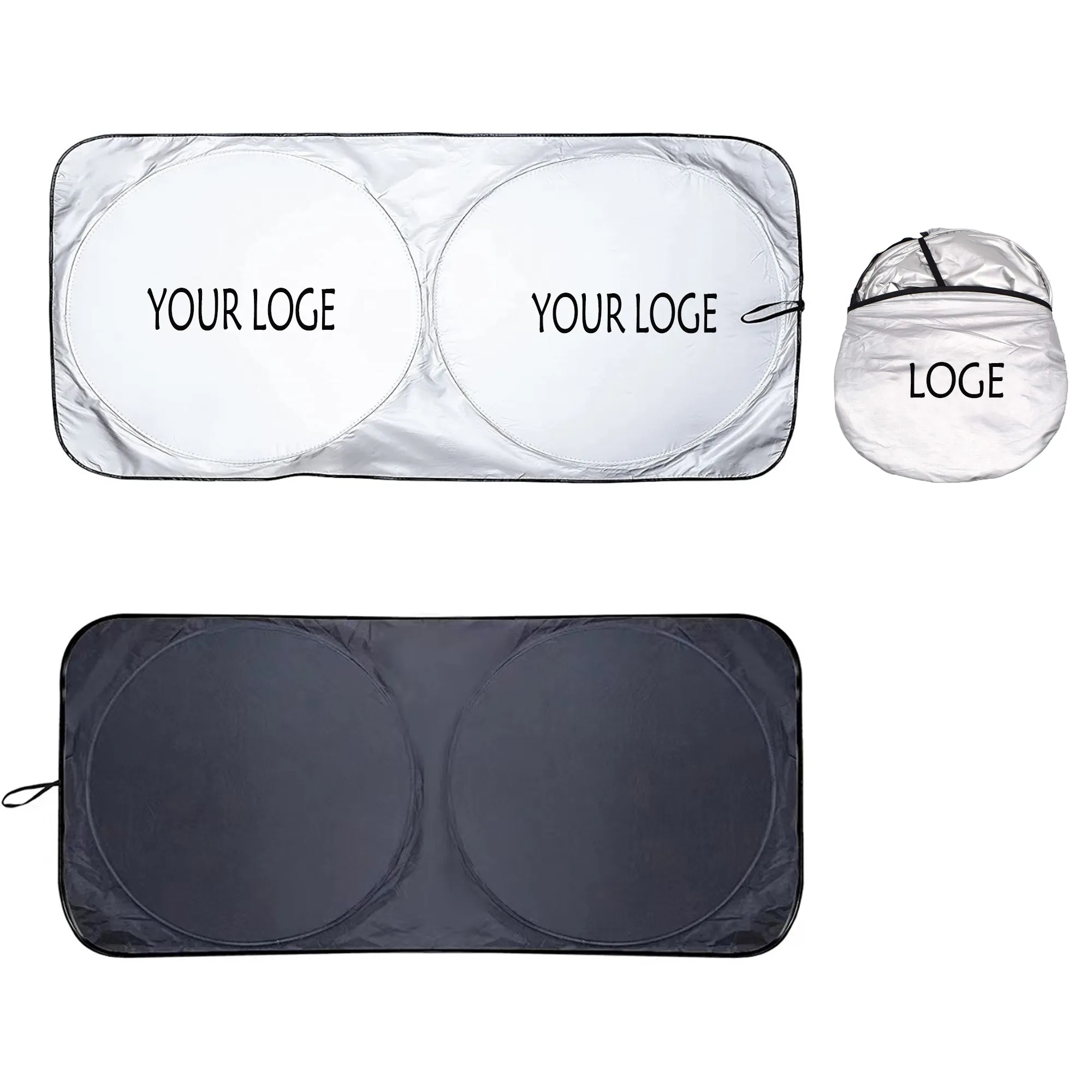 Folding Car Sun Shade MOQ 100 3