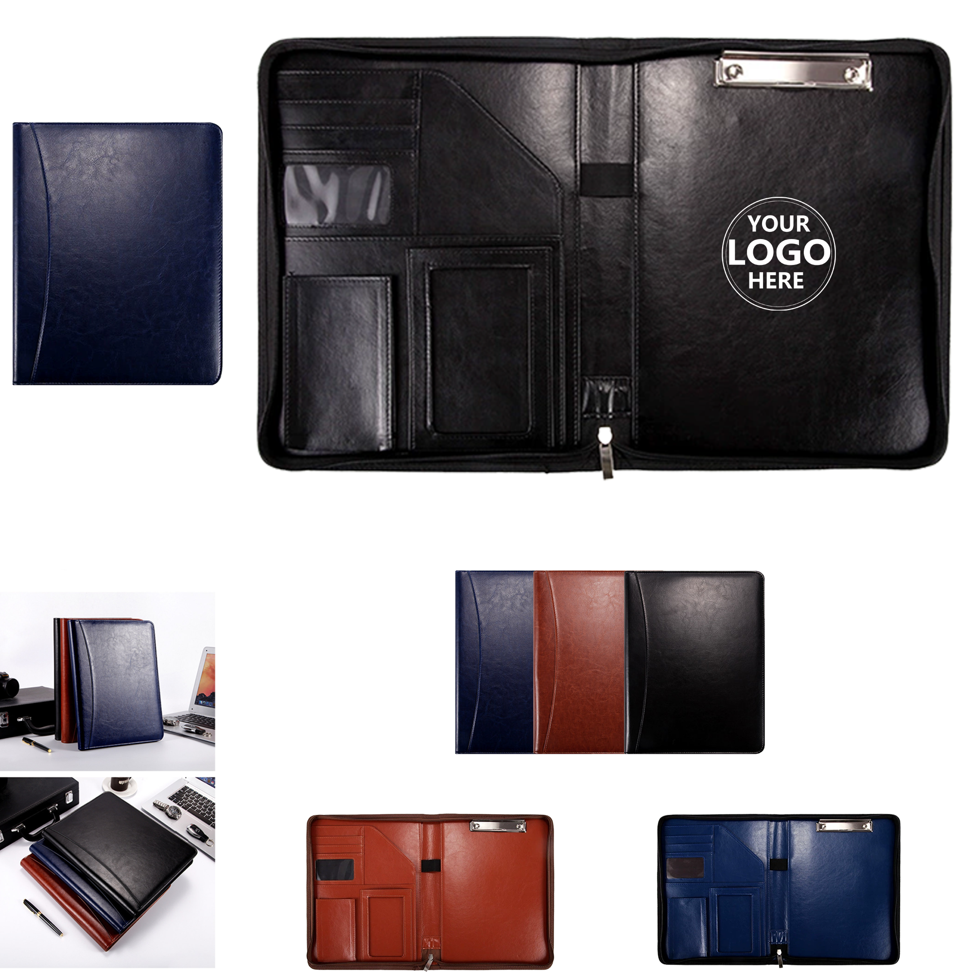 Functional Leather Organizer Clamp 3