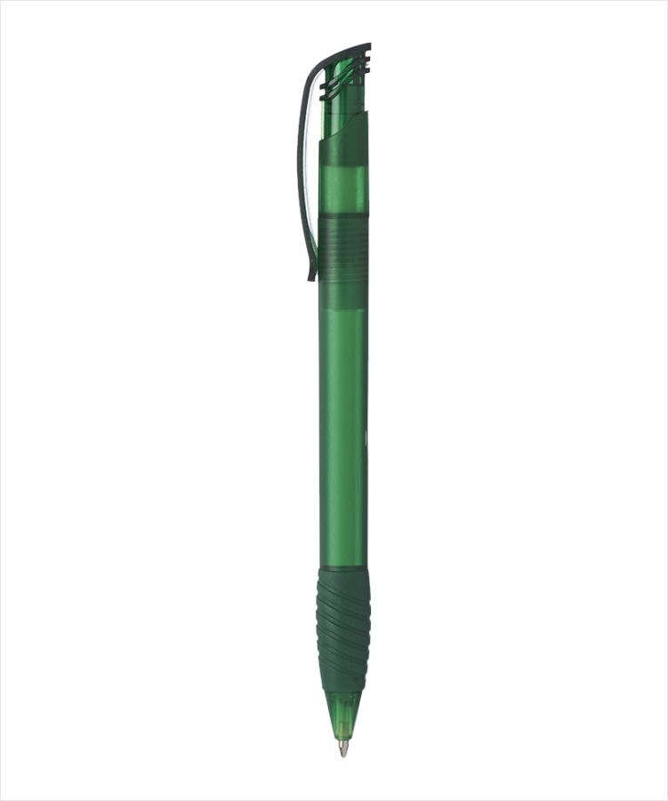 Union Printed - Translucent Ballpoint Grip Pens with 1-Color Logo 6