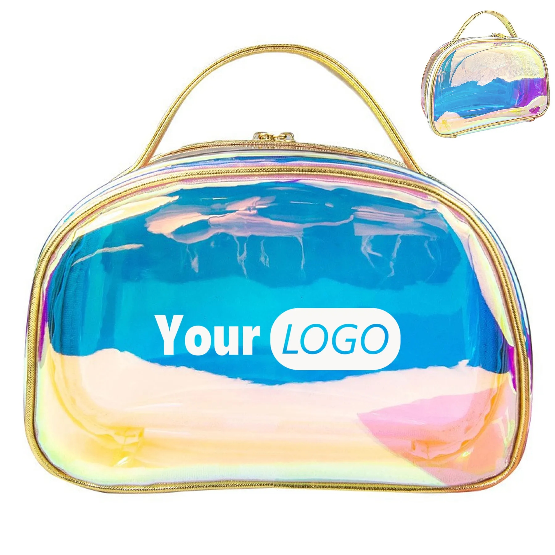 Handheld Portable Zipper Cosmetic Bag 4