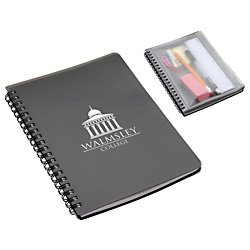 Hardcover Notebook with Pouch 15