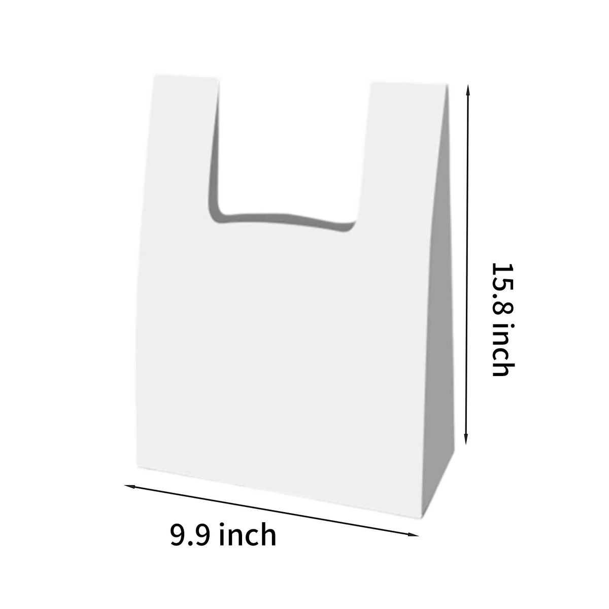 Food Grade Grocery Tote Bag 5mil Polyethylene 3