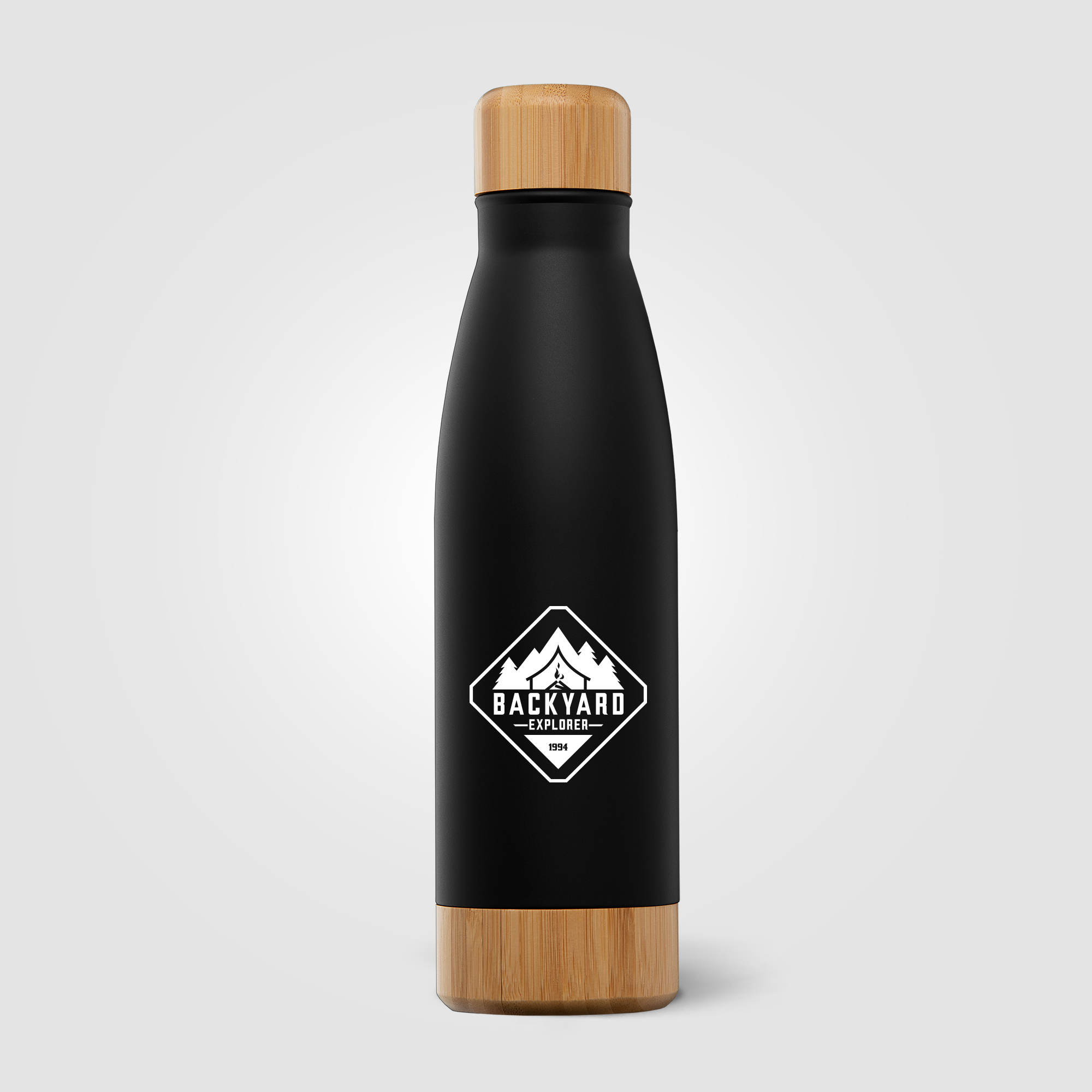Ibiza Bamboo - 21 oz. Double-Wall Stainless Bottle 22