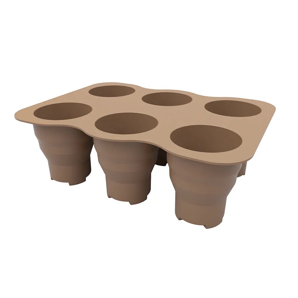 Silicone 6-Grid Seedling Box 4