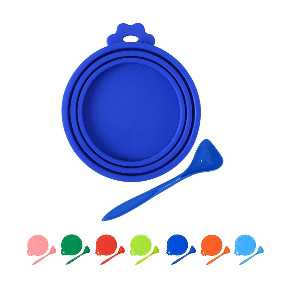3-Step Silicone Pet Food Can Lids 5