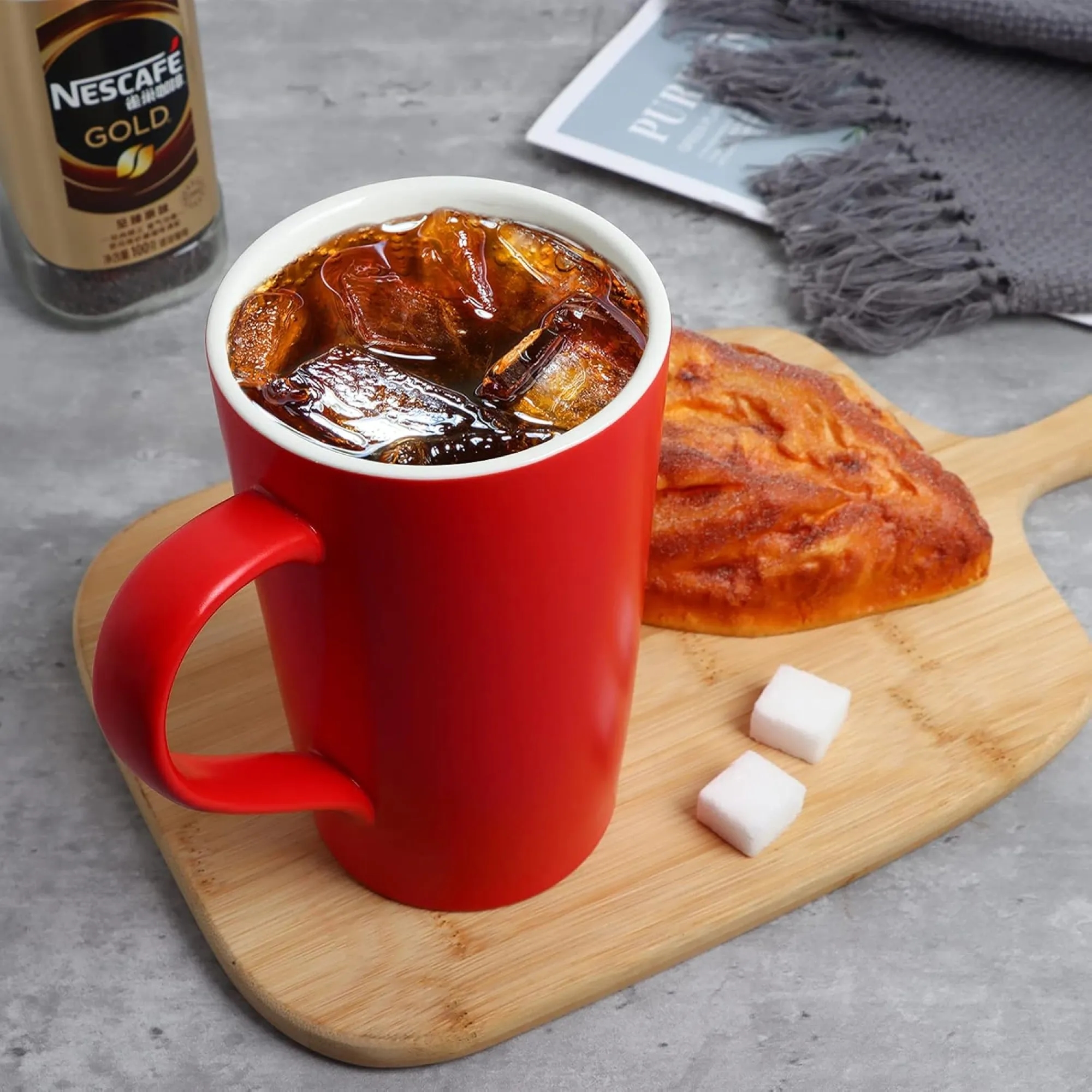 12oz Solid Color Ceramic Mug 4