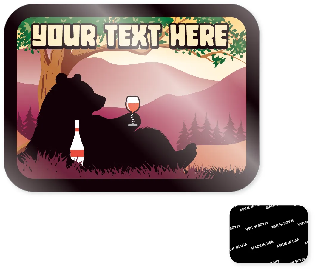 Premium Stock Image 1/4" Acrylic Magnet - USA Made