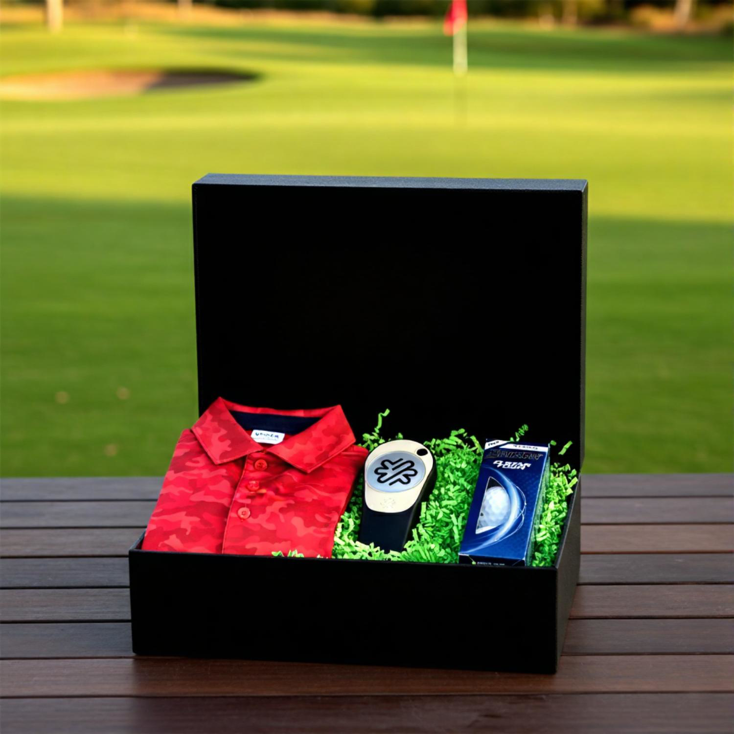 PUMA® Camo Men's Polo Shirt, Srixon® Golf Balls & Pitchfix® Icon Divot Tool Gift Set 3