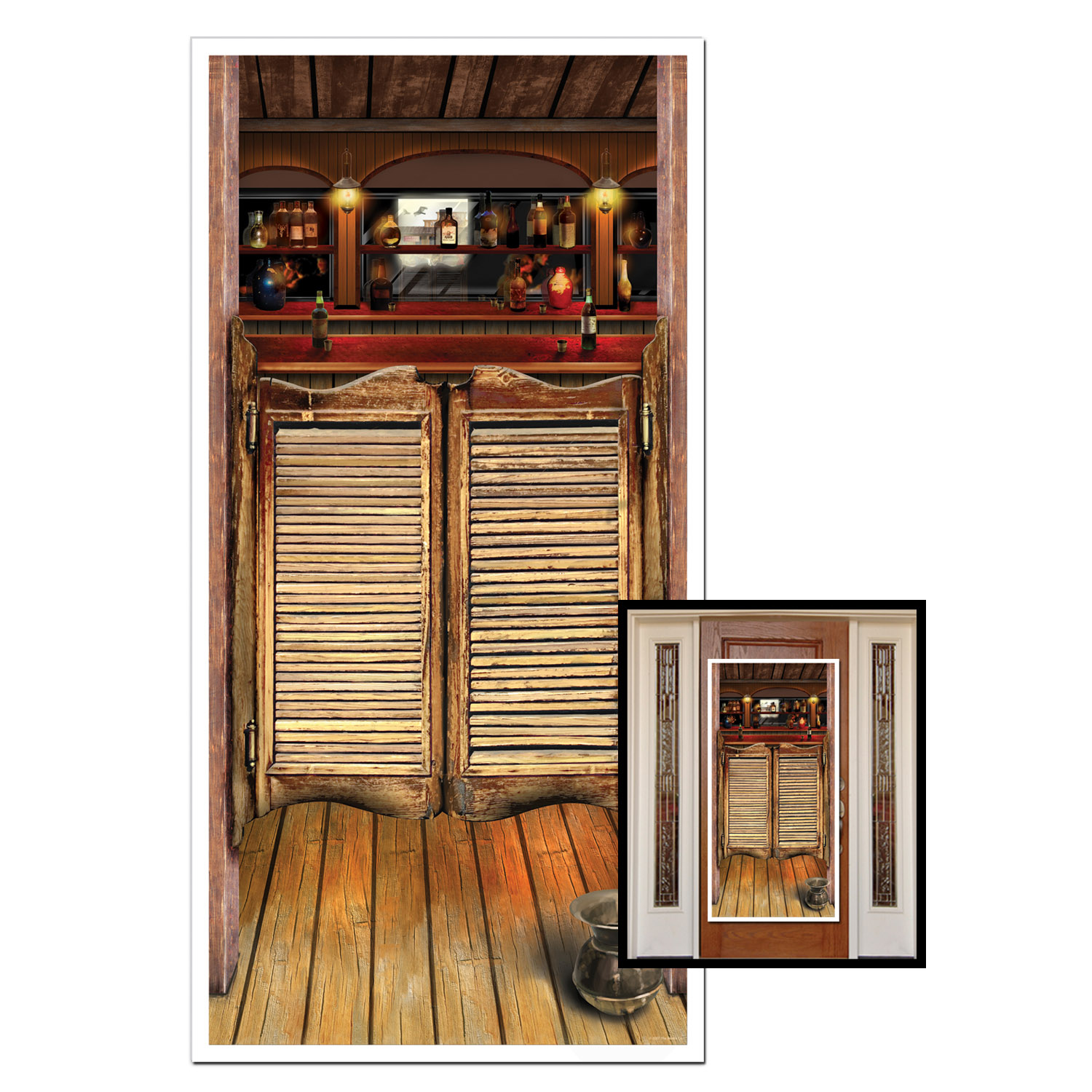 Wild West Saloon Door Cover Props