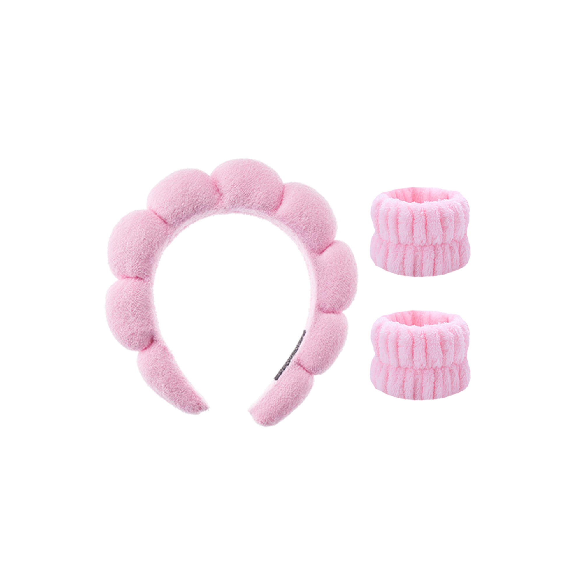 Spa Headband Wristband Set Three Piece 7